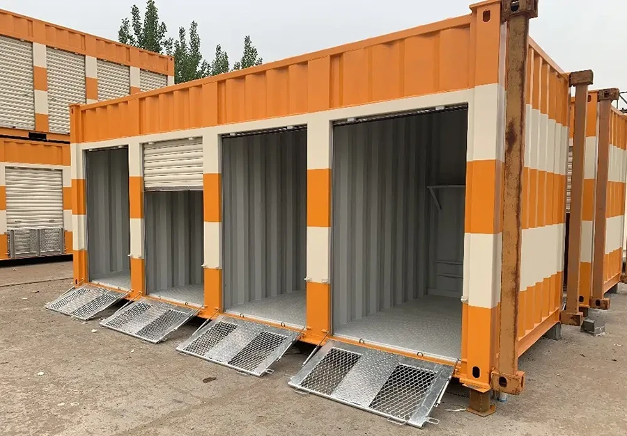 roll shutter door self-storage container